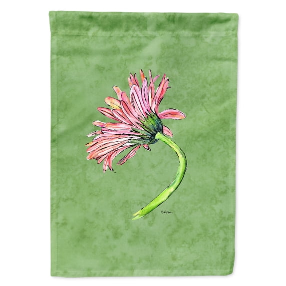 Carolines Treasures 8853-FLAG-PARENT Gerber Daisy Pink Flag multicolor
