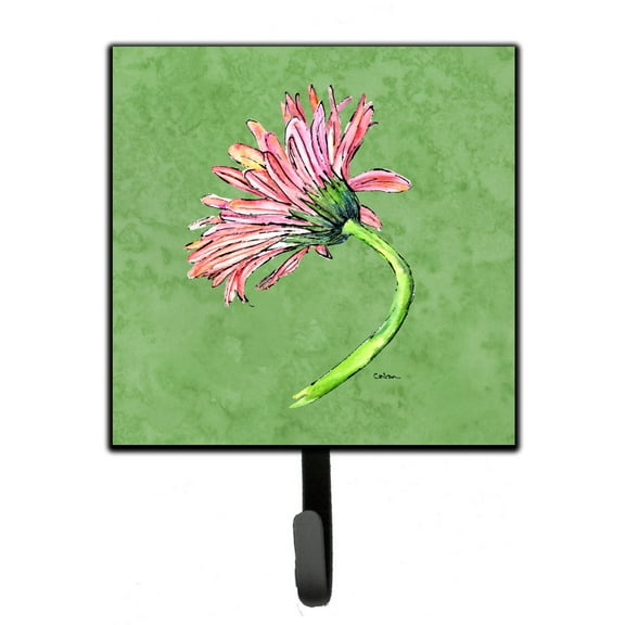 Carolines Treasures 8853SH4 Gerber Daisy Pink Leash or Key Holder 7Hx4.25W multicolor