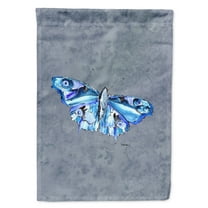 Carolines Treasures 8856-FLAG-PARENT Butterfly on Gray Flag multicolor
