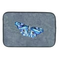 thumbnail image 1 of Butterfly on Gray Dish Drying Mat, 1 of 7