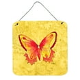 thumbnail image 1 of Carolines Treasures 8857DS66 Butterfly on Yellow Wall or Door Hanging Prints 6x6 multicolor, 1 of 1