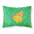 thumbnail image 1 of Carolines Treasures 8861PILLOWCASE Butterfly Orange on Green Fabric Standard Pillowcase Standard multicolor, 1 of 2