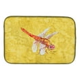 thumbnail image 1 of Carolines Treasures 8866DDM Dragonfly on Yellow Dish Drying Mat 14 x 21" multicolor, 1 of 7