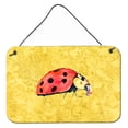 thumbnail image 1 of Carolines Treasures 8867DS812 Lady Bug on Yellow Wall or Door Hanging Prints 8x12 multicolor, 1 of 1