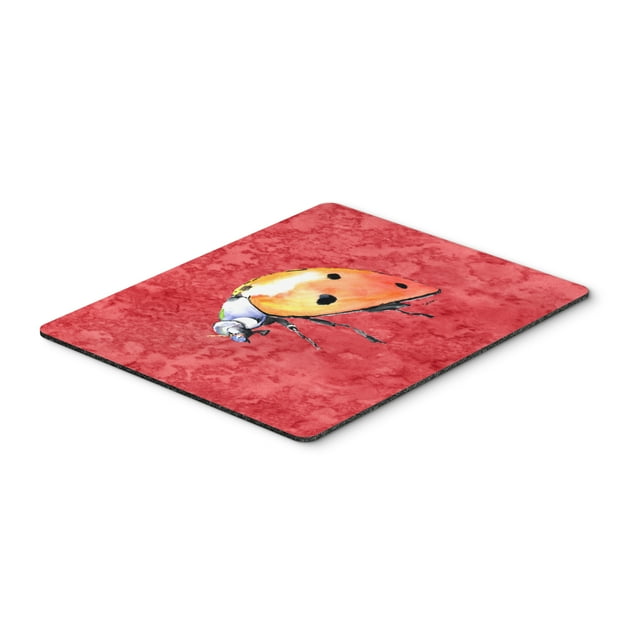 Carolines Treasures 8868MP Lady Bug on Red Mouse Pad Hot Pad or Trivet Large multicolor