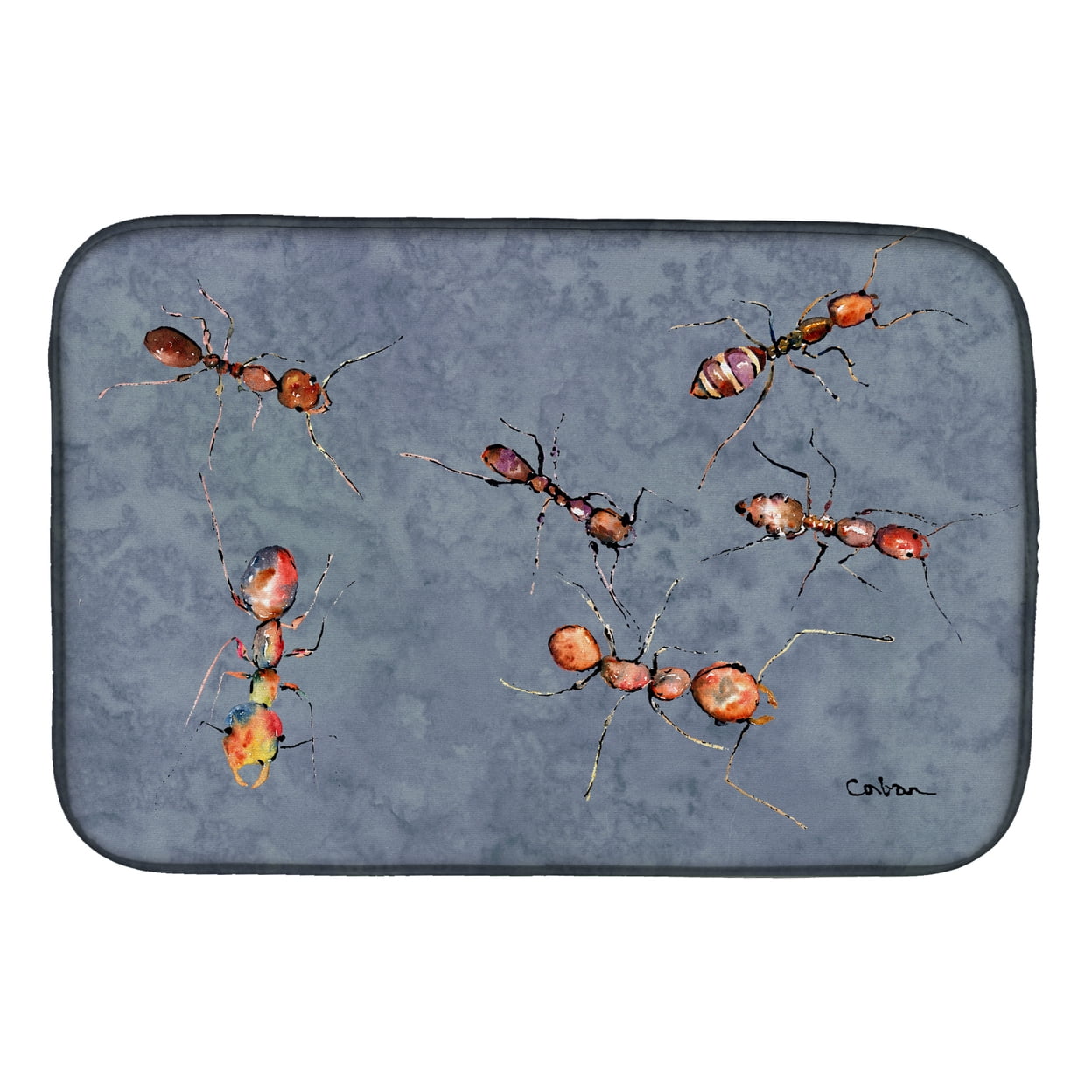 Carolines Treasures 8880DDM Ants Dish Drying Mat 14 x 21