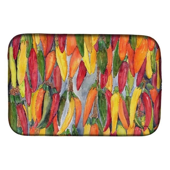 Carolines Treasures 8893DDM Hot Peppers Dish Drying Mat