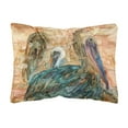 thumbnail image 1 of Carolines Treasures 8977PW1216 Abstract Pelicans Canvas Fabric Decorative Pillow, 12H x16W, multicolor, 1 of 3