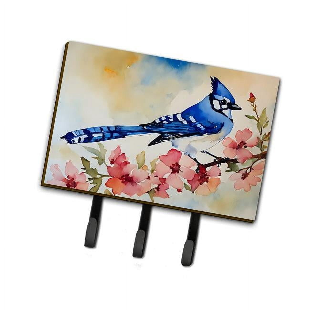 Blue Jay Leash or Key Holder 6 in x 9 in