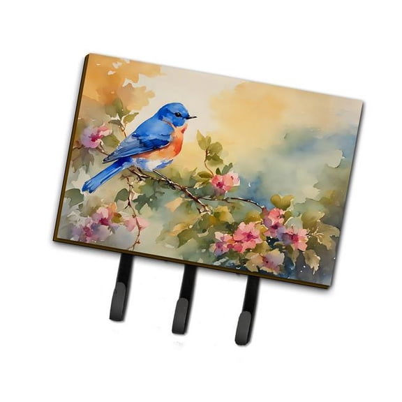 Bluebird Leash or Key Holder 6 in x 9 in