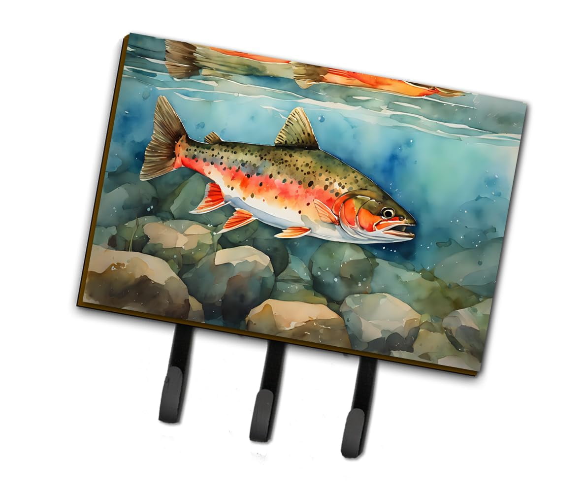 Brook Trout Leash or Key Holder 6 in x 9 in