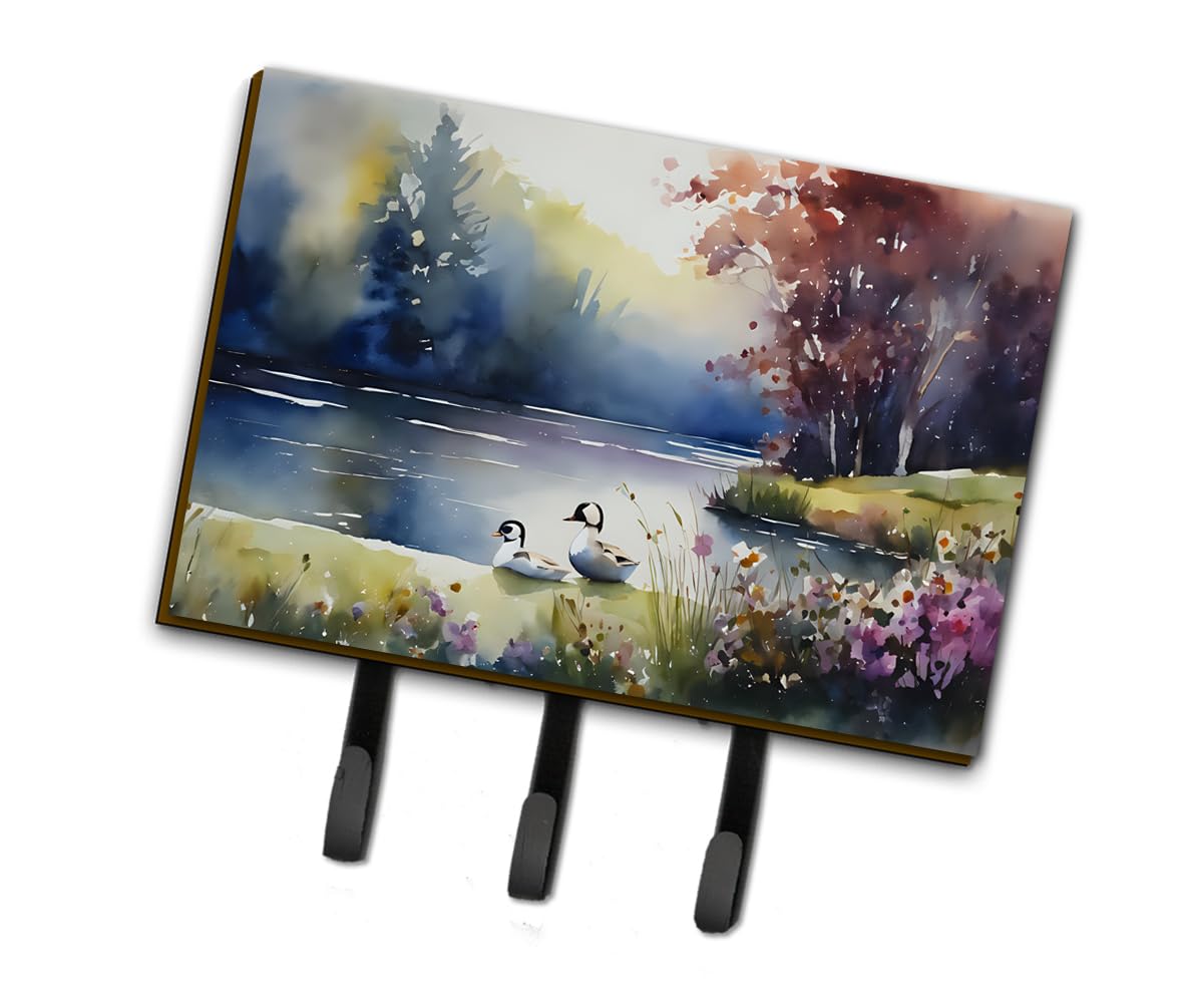 Bufflehead Leash or Key Holder 6 in x 9 in
