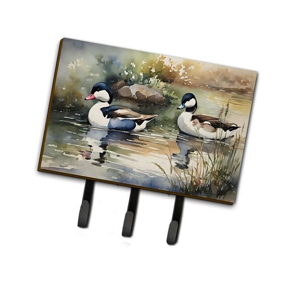 Bufflehead Leash or Key Holder 6 in x 9 in