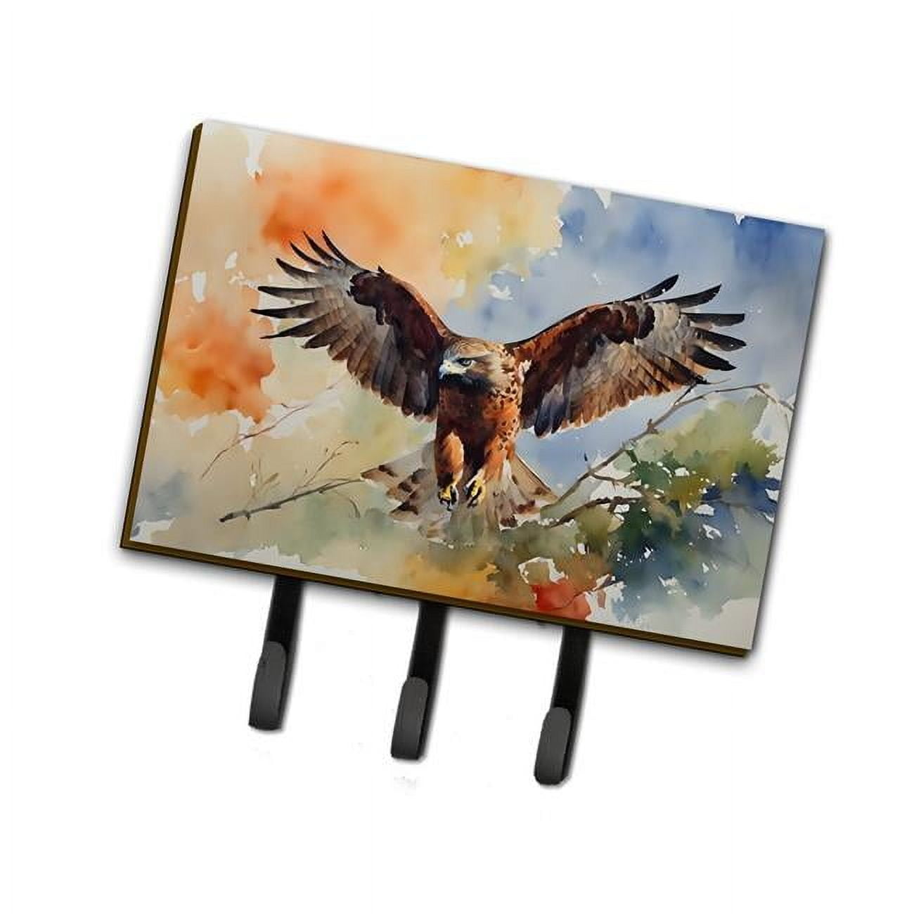 Hawk Leash or Key Holder 6 in x 9 in