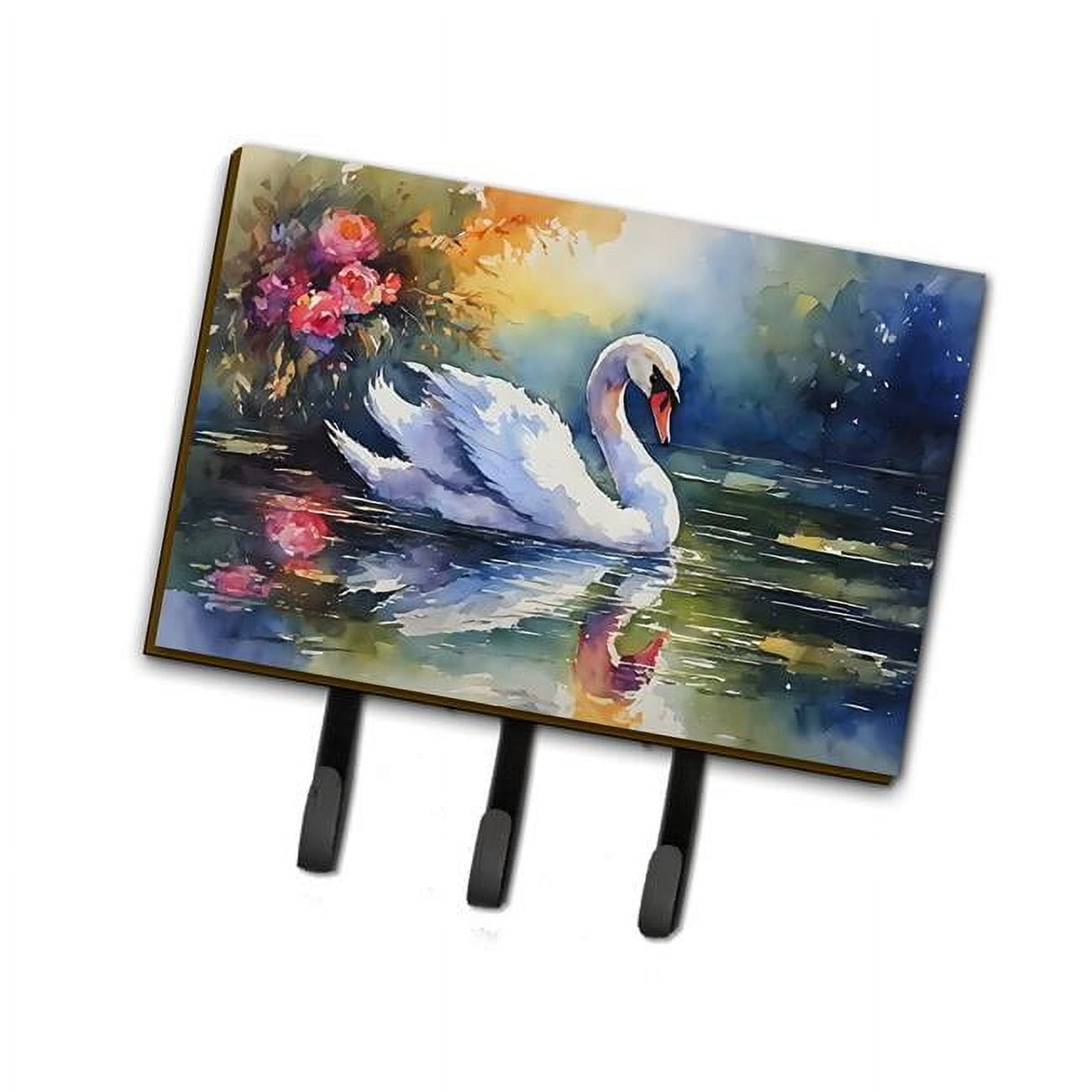 Swan Leash or Key Holder 6 in x 9 in