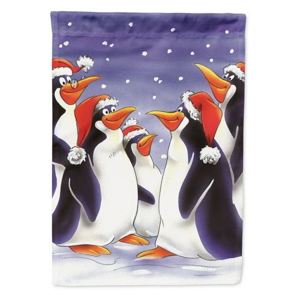 Carolines Treasures AAH7264GF Holiday Penguins Flag Garden Size  Small multicolor