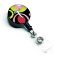 thumbnail image 1 of Carolines Treasures AM1002-TBR Letter T Monogram Retro in Black Retractable Badge Reel, 1 of 2