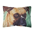 thumbnail image 1 of Carolines Treasures AMB1029PW1216 Boxer by Tanya and Craig Amberson Fabric Decorative Pillow 12H x16W multicolor, 1 of 3