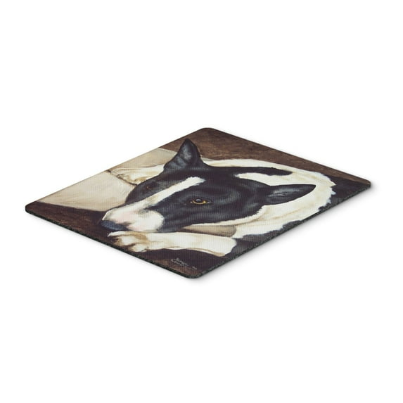Carolines Treasures AMB1030MP Bull Terrier by Tanya and Craig Amberson Mouse Pad Hot Pad or Trivet Large multicolor