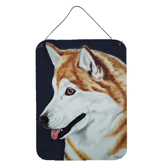 Carolines Treasures AMB1043DS1216 Siberian Husky Wall or Door Hanging Prints 12x16 multicolor
