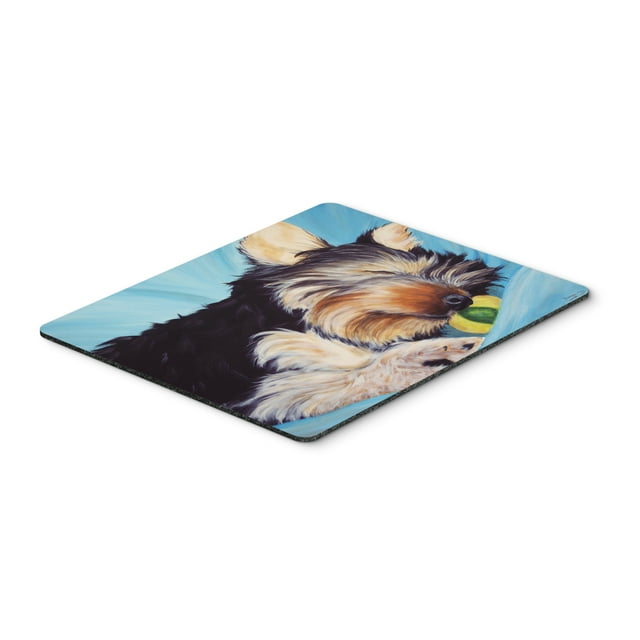 Carolines Treasures AMB1075MP Naptime Yorkie Yorkshire Terrier Mouse Pad Hot Pad or Trivet Large multicolor