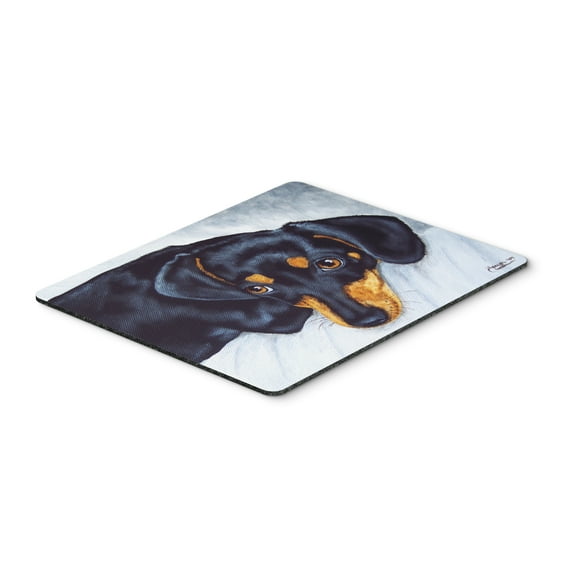 Carolines Treasures AMB1079MP Black and Tan Doxie Dachshund Mouse Pad Hot Pad or Trivet Large multicolor