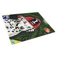 thumbnail image 1 of Carolines Treasures AMB1317LCB Fire Fighter Christmas Dalmatian Glass Cutting Board Large, 12H x 16W, multicolor, 1 of 2