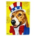 thumbnail image 1 of Carolines Treasures AMB1337GF Unble Sams USA Beagle Flag Garden Size  Small multicolor, 1 of 3