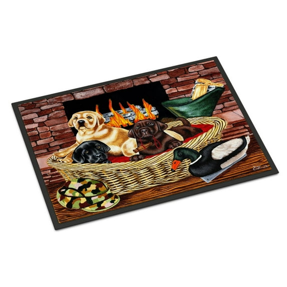 Carolines Treasures AMB1362JMAT The Next Generation Labrador Door Mat Indoor Rug or Outdoor Welcome Mat 24x36 Doormat