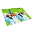 thumbnail image 1 of Carolines Treasures AMB1441LCB Party Animals Jack Russell Terriers Glass Cutting Board Large, 12H x 16W, multicolor, 1 of 2