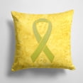 thumbnail image 1 of Carolines Treasures AN1203PW1414 Yellow Ribbon for Sarcoma Bone or Bladder Cancer Awareness   Canvas Fabric Decorative, 1 of 2