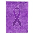 thumbnail image 1 of Carolines Treasures AN1207GF Purple Ribbon for Pancreatic and Leiomyosarcoma Cancer Awareness Flag Garden Size  Small, 1 of 3