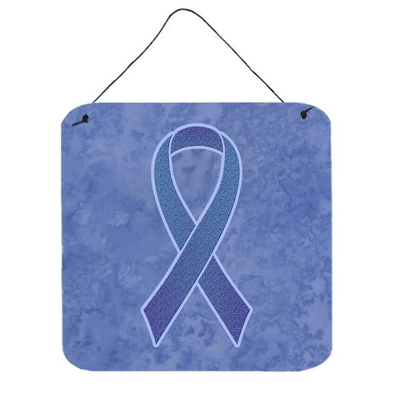Carolines Treasures AN1208DS66 Periwinkle Blue Ribbon for Esophageal and Stomach Cancer Awareness Wall or Door Hanging