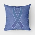 thumbnail image 1 of Carolines Treasures AN1208PW1818 Periwinkle Blue Ribbon for Esophageal and Stomach Cancer Awareness Canvas Fabric, 1 of 2