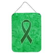 Carolines Treasures AN1220DS1216 Kelly Green Ribbon for Kidney Cancer Awareness Wall or Door Hanging Prints 12WX16H