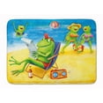 thumbnail image 1 of Carolines Treasures APH0080RUG Frogs on the Beach Machine Washable Memory Foam Mat 19 X 27" multicolor, 1 of 4