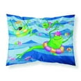 thumbnail image 1 of Carolines Treasures APH0089PILLOWCASE Frogs Swimming Fabric Standard Pillowcase Standard multicolor, 1 of 2