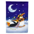 thumbnail image 1 of Carolines Treasures APH0243GF Music under the Moon Penguins Flag Garden Size  Small multicolor, 1 of 3