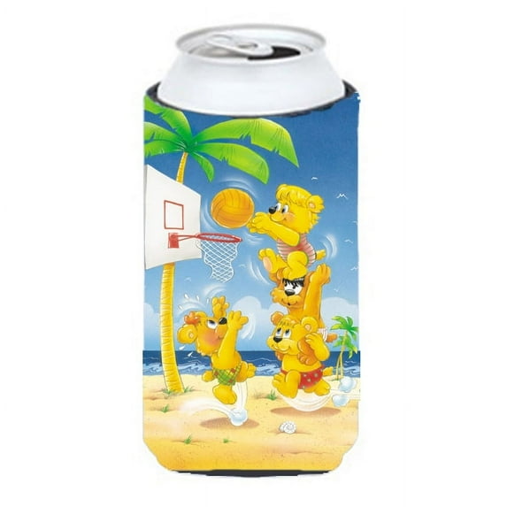 Carolines Treasures APH0388TBC Bears playing Basketball Tall Boy beverage Insulator Hugger Tall Boy multicolor