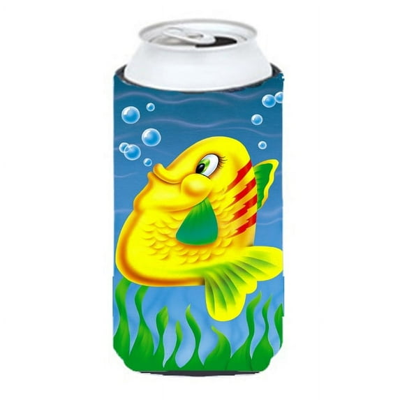 Carolines Treasures APH0527TBC Yellow Fish Tall Boy beverage insulator Hugger  Tall Boy multicolor