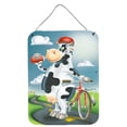 thumbnail image 1 of Carolines Treasures APH0532DS1216 Cow on a Bike Ride Wall or Door Hanging Prints 12x16 multicolor, 1 of 2