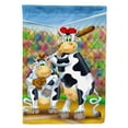 thumbnail image 1 of Cow playing Baseball Flag Canvas House Size, 1 of 4