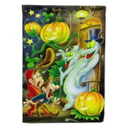 Carolines Treasures APH0933GF Scary Ghosts and Halloween Trick or Treaters Flag Garden Size Small multicolor