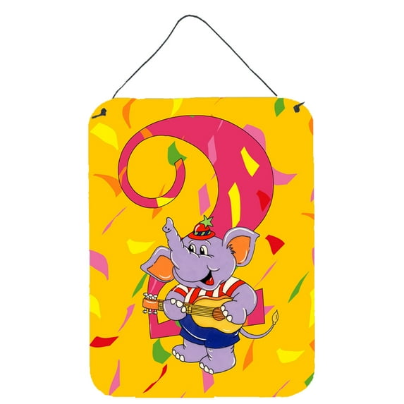 Carolines Treasures APH2159DS1216 Happy 2nd Birthday Age 2 Wall or Door Hanging Prints 12x16 multicolor