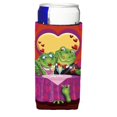 thumbnail image 1 of Carolines Treasures APH2477MUK Frog Valentines Day Date Michelob Ultra beverage insulators for slim cans  Slim Can, 1 of 2