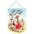 thumbnail image 1 of Carolines Treasures APH3421DS1216 Jesus Holding Lamb Wall or Door Hanging Prints 12x16 multicolor, 1 of 2