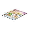 thumbnail image 1 of Carolines Treasures APH3544MP Girl and Animals with Snowman Mouse Pad Hot Pad or Trivet Large multicolor, 1 of 1