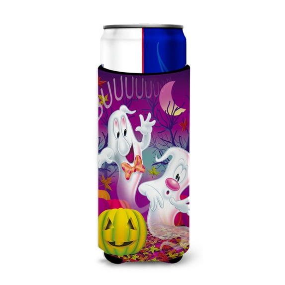 Carolines Treasures APH3798MUK Buuu Ghosts Halloween Ultra Beverage Insulators for slim cans Slim Can multicolor