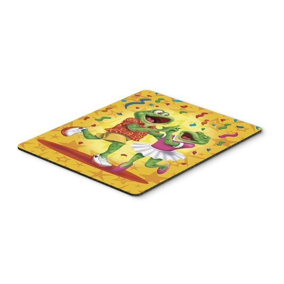 Carolines Treasures APH3874MP Frog Swing Dancing Mouse Pad Hot Pad or Trivet Large multicolor