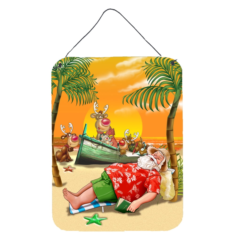 Beach Santa Holiday Decor for Home